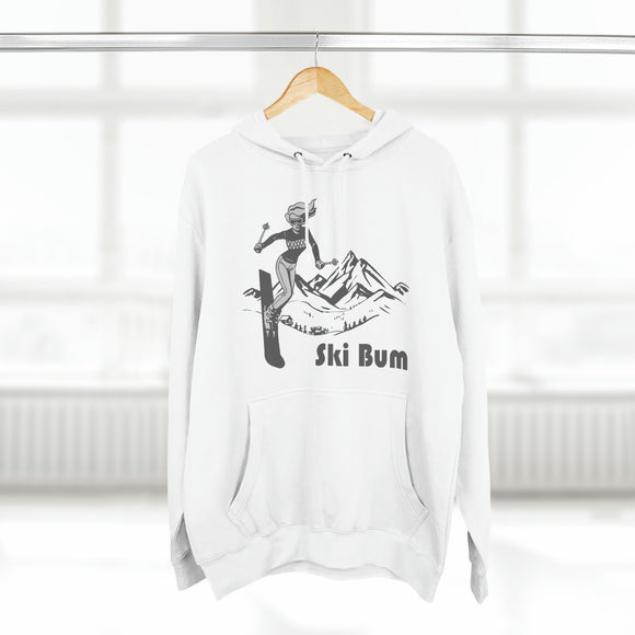 Premium Ski Bum Hoodie - Retro Unisex Sweatshirt