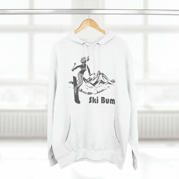 Premium Ski Bum Hoodie - Retro Unisex Sweatshirt