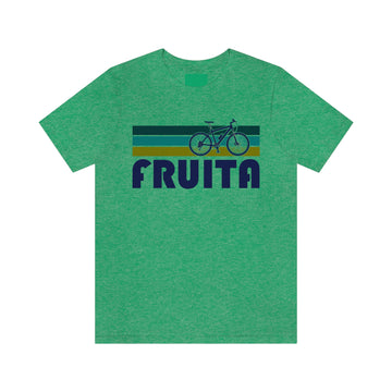 Buy heather-kelly Fruita T-Shirt - Retro Mountain Bike Adult Unisex Fruita, Utah T Shirt