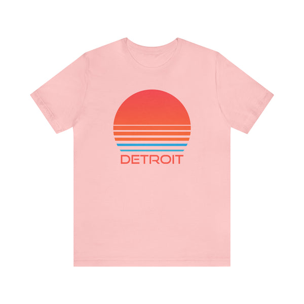 Detroit, Michigan T-Shirt - Retro 80s Unisex Detroit Shirt