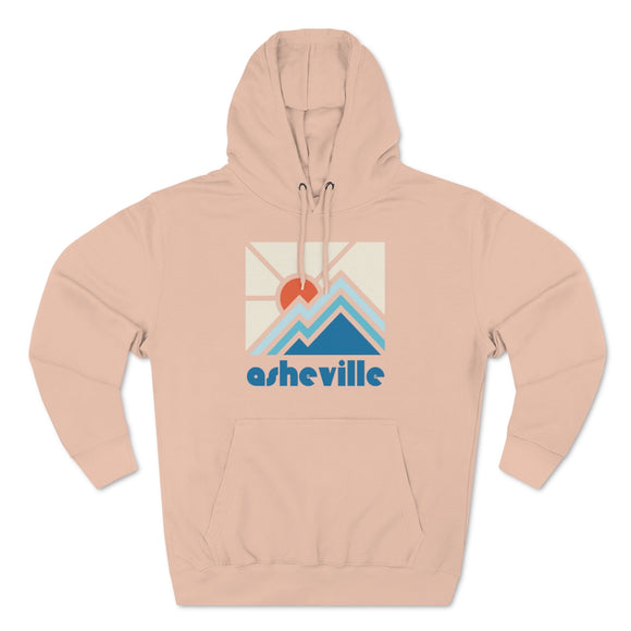 Premium Asheville, North Carolina Hoodie - Min Mountain Unisex Sweatshirt