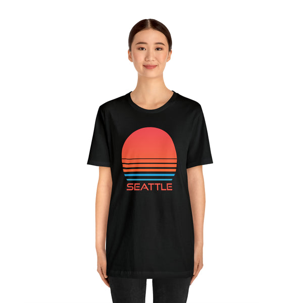 Seattle, Washington T-Shirt - Retro 80s Unisex Seattle Shirt
