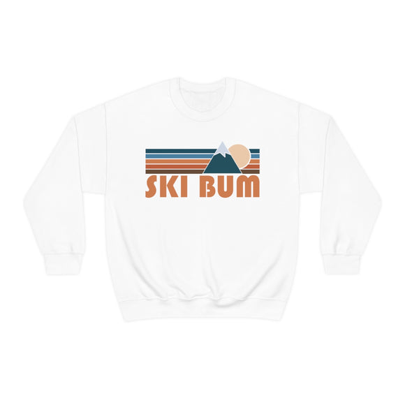 Ski Bum Sweatshirt - Retro Mountain Unisex