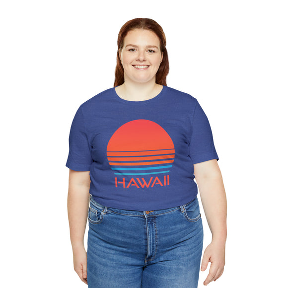 Hawaii T-Shirt - Retro 80s Unisex Hawaii Shirt