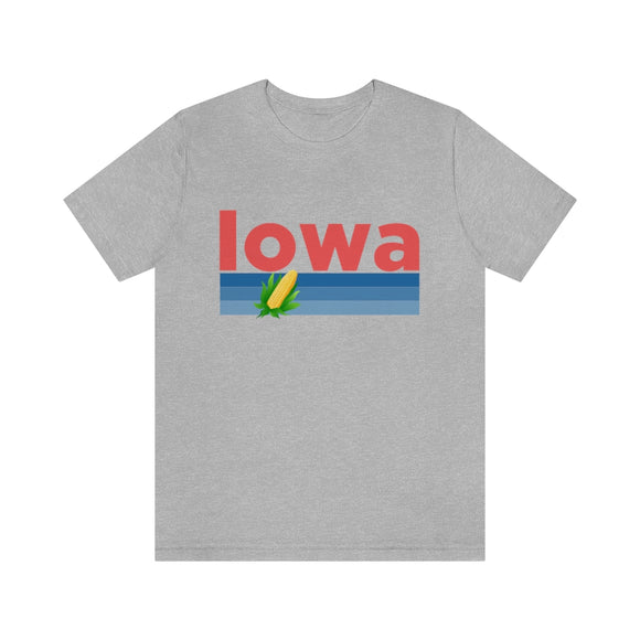 Iowa T-Shirt - Retro Corn Unisex Iowa Shirt