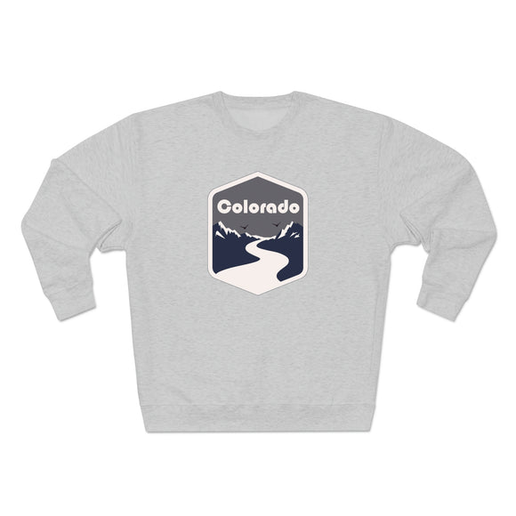 Premium Colorado Crewneck Sweatshirt - Retro Unisex Sweatshirt