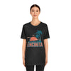 Encinitas, California T-Shirt - Retro Palm Tree & Beach Unisex Encinitas Shirt
