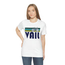 Vail T-Shirt - Retro Mountain Bike Adult Unisex Vail, Colorado T Shirt-13