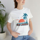 Fort Lauderdale, Florida T-Shirt - Retro Palm Tree & Beach Unisex Fort Lauderdale Shirt-16