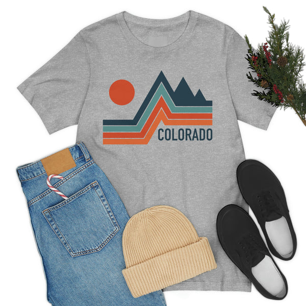 Copy of Colorado T-Shirt - Retro Mountain Unisex Colorado Shirt