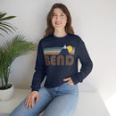 Bend, Oregon Sweatshirt - Fall Retro Mountain Unisex Crewneck Bend Sweatshirt-30