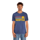 Nashville, Tennessee T-Shirt - Retro Sun Unisex Nashville T Shirt-3