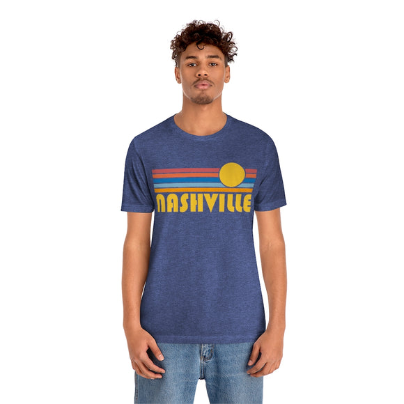 Nashville, Tennessee T-Shirt - Retro Sun Unisex Nashville T Shirt