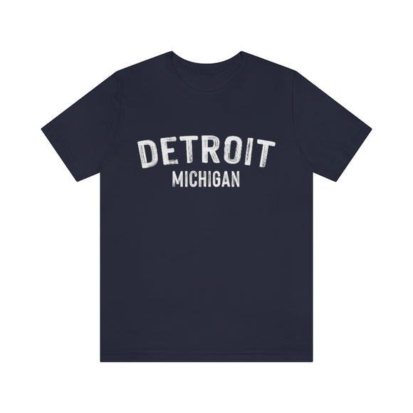 Detroit, Michigan Shirt - Paint Text Unisex Detroit T-Shirt