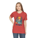 Oregon T-Shirt - Mountain Illustration Unisex Oregon Shirt-60