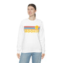 Brooklyn, New York Sweatshirt - Retro Sunrise Unisex-5