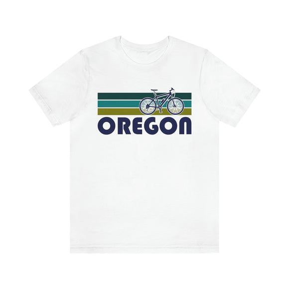 Oregon T-Shirt - Retro Mountain Bike Adult Unisex Oregon T Shirt