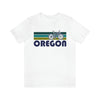 Oregon T-Shirt - Retro Mountain Bike Adult Unisex Oregon T Shirt