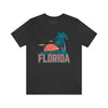 Florida T-Shirt - Retro Palm Tree & Beach Unisex Florida Shirt