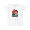 Montana Youth T-Shirt - Mountain Lines Montana Kid's TShirt