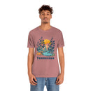 Tennessee T-Shirt - Mountain Illustration Unisex Tennessee Shirt-3