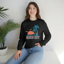Mexico City, Mexico Sweatshirt - Unisex Retro Palm Tree Crewneck Mexico City Sweatshirt-25