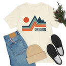 Oregon T-Shirt - Retro Mountain Unisex Oregon Shirt-7