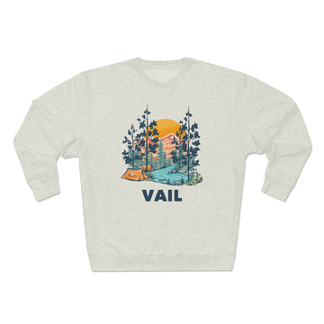 Premium Vail Sweatshirt - Unisex Premium Crewneck Vail, Colorado Sweatshirt