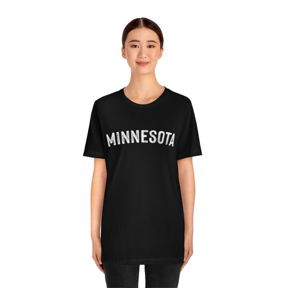 Minnesota T-Shirt - Paint Text Unisex Minnesota Shirt
