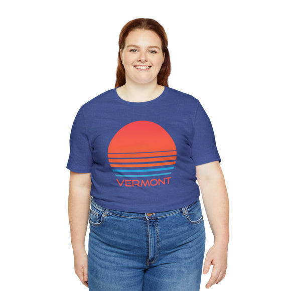 Vermont T-Shirt - Retro 80s Unisex Vermont Shirt