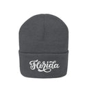 Florida Beanie - Adult Hand Lettered Embroidered Florida Knit Hat-2