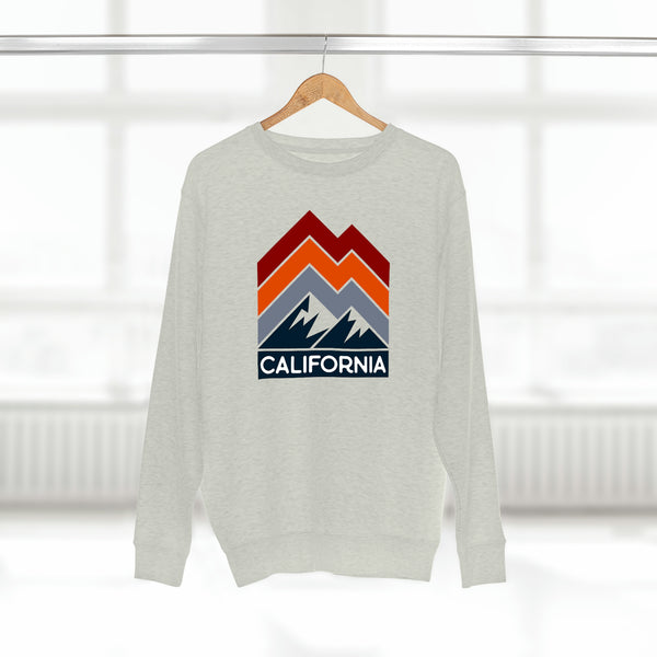 Premium California Sweatshirt - Retro Unisex Premium Crewneck California Sweatshirt