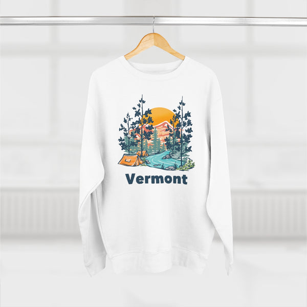 Premium Vermont Sweatshirt - Unisex Premium Crewneck Vermont Sweatshirt