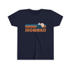 Snowmass Youth T-Shirt - Retro Mountain Colorado Kid's TShirt