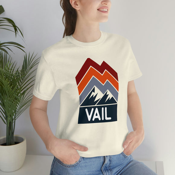 Vail, Colorado T-Shirt - Retro Mountain Unisex Vail Shirt