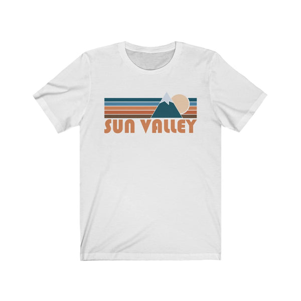 Sun Valley, Idaho T-Shirt - Retro Mountain Adult Unisex Sun Valley T Shirt