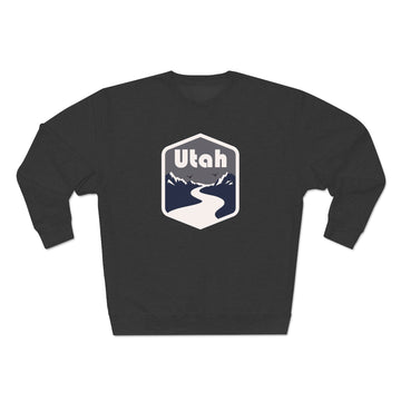 Premium Utah Crewneck Sweatshirt - Retro Unisex Sweatshirt