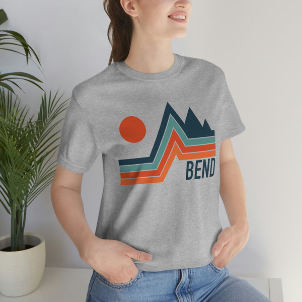 Bend, Oregon T-Shirt - Retro Mountain Unisex Bend Shirt