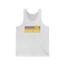 Detroit, Michigan Tank Top - Unisex Detroit Tank Top Retro Sun-2