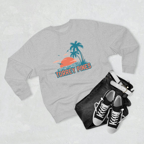 Premium Torrey Pines, California Sweatshirt - Unisex Premium Crewneck Sweatshirt