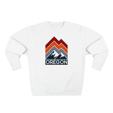 Premium Oregon Sweatshirt - Retro Unisex Premium Crewneck Oregon Sweatshirt