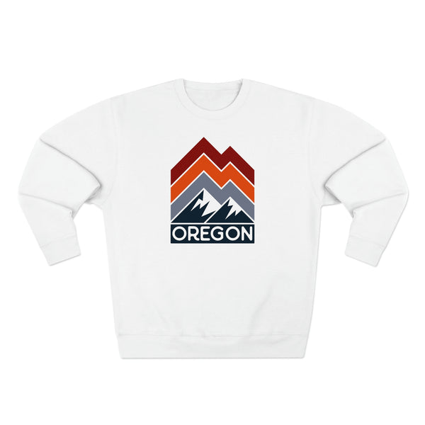 Premium Oregon Sweatshirt - Retro Unisex Premium Crewneck Oregon Sweatshirt