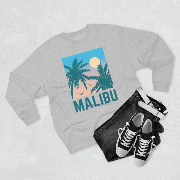 Premium Malibu, California Sweatshirt - Unisex Premium Crewneck Sweatshirt