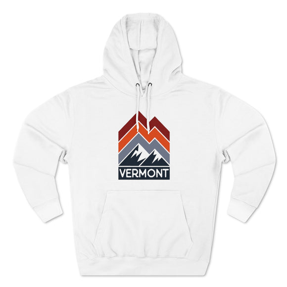 Premium Vermont Hoodie - Retro Unisex Sweatshirt