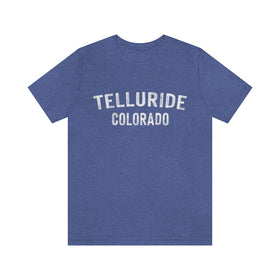 Telluride, Colorado Shirt - Paint Text Unisex Telluride T-Shirt