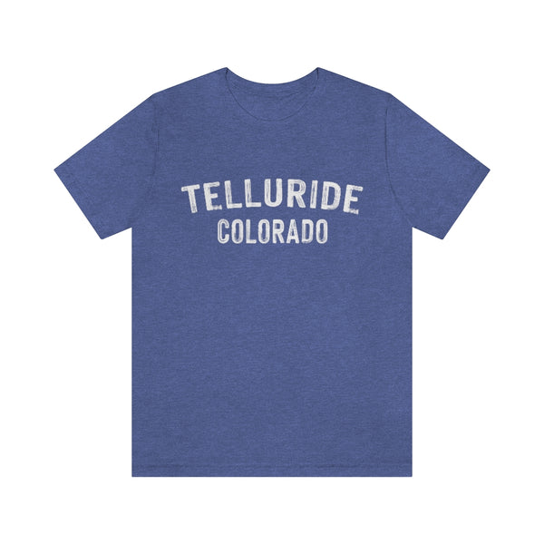 Telluride, Colorado Shirt - Paint Text Unisex Telluride T-Shirt