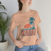 Kauai, Hawaii T-Shirt - Retro Palm Tree & Beach Unisex Kauai Shirt