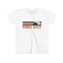 Park City Youth T-Shirt - Retro Mountain Utah Kid's TShirt-2