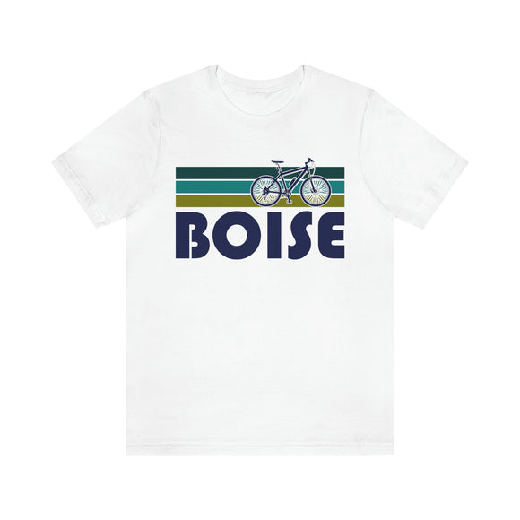 Boise T-Shirt - Retro Mountain Bike Adult Unisex Boise, Idaho T Shirt