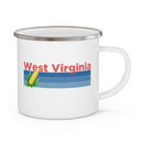 West Virginia Camp Mug - Retro Corn West Virginia Mug-3